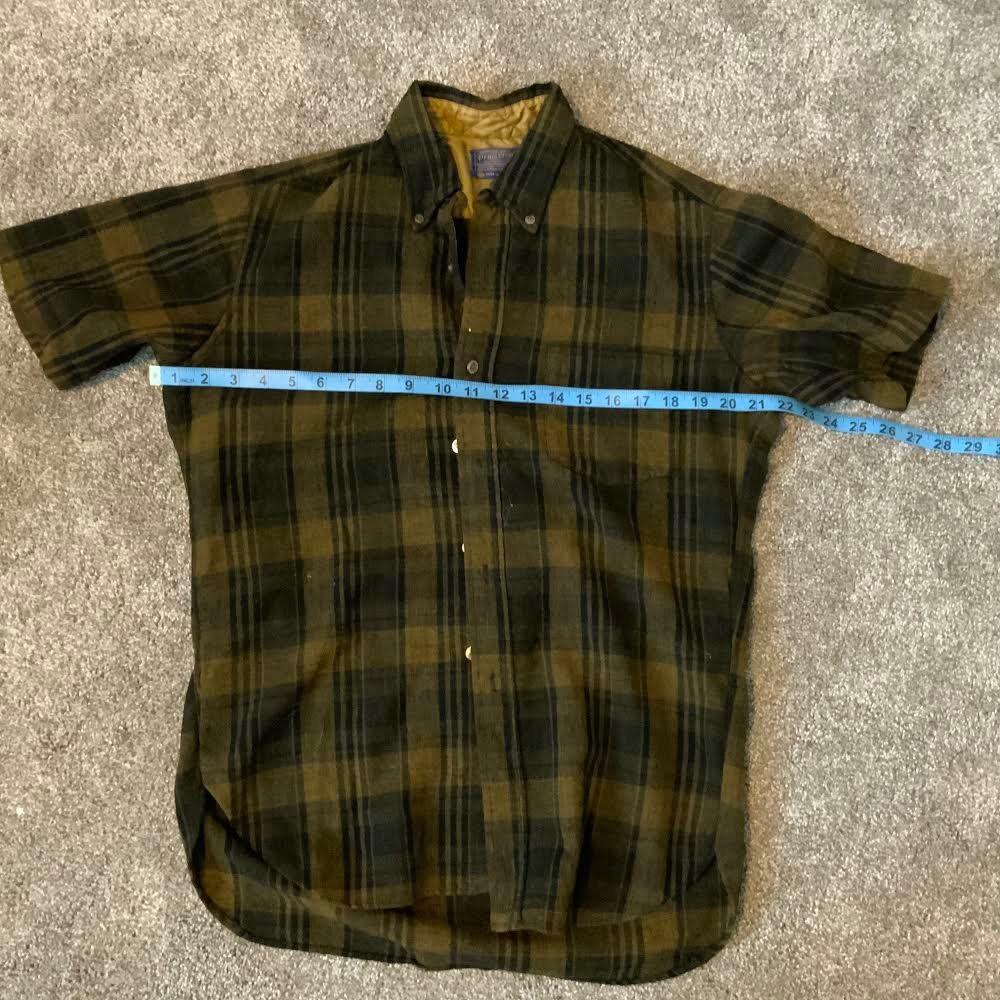 Pendleton Virgin Wool Button Up Casual Light Shirt - image 1